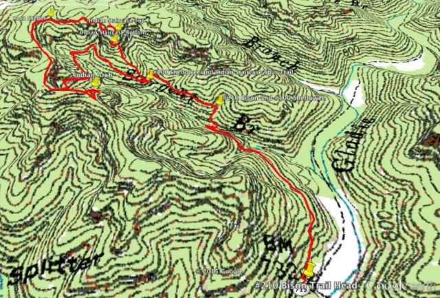 Indian Staircase Route