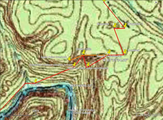 Eagle Point Buttress Detail